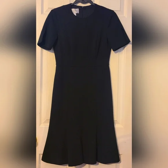 Donna Morgan Dresses | Donna Morgan Black Sheath Midi Dress Size 2 | Color: Black | Size: 2 | Aliciawongreina's Closet